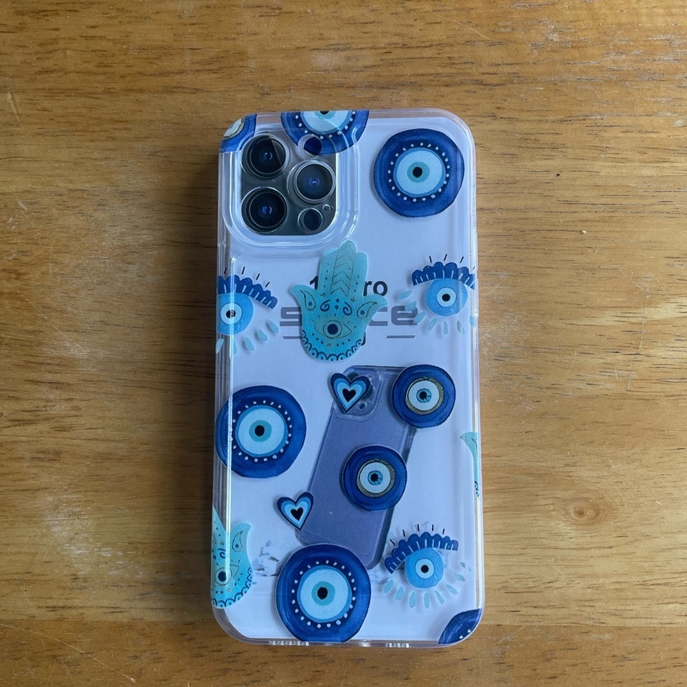Blue Evil Eye iPhone 12 Pro Case